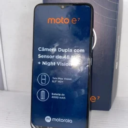 Moto E7 Dual Sim 64Gb Cinza-Metálico 4Gb Ram